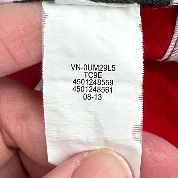 Vans Tropical Floral Red & Green Adjustable Strap back Hat Classic 5 Panel VGUC - Picture 10 of 10